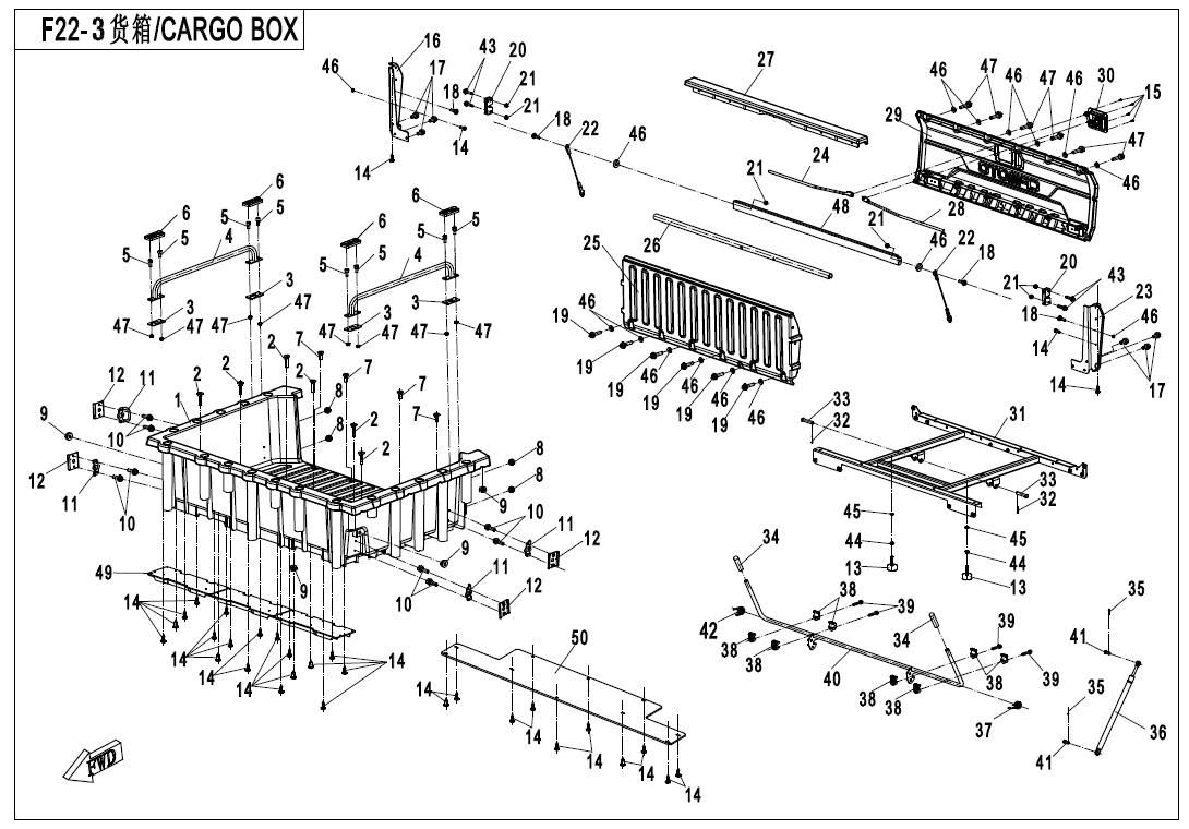 Picture of F22-3 - CARGO BOX(ORDINARY)