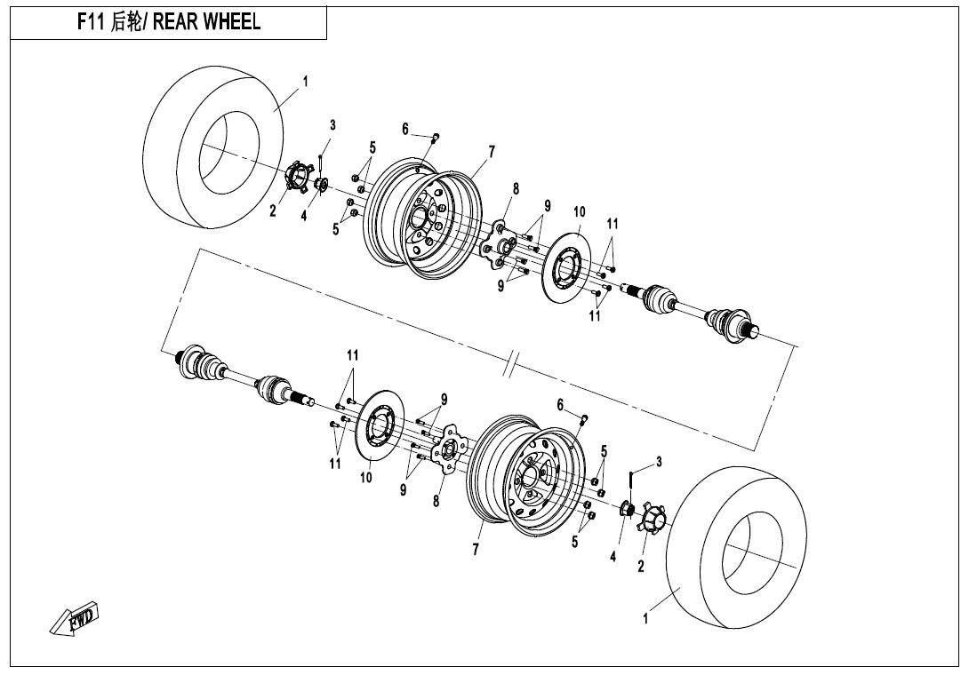 Picture of F11 - REAR WHEEL