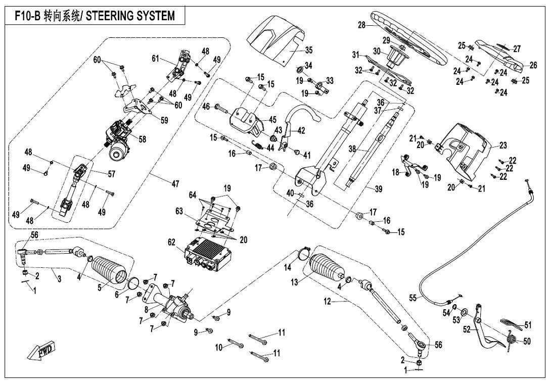 Picture of F10-B-V2 - STEERING SYSTEM( EPS)