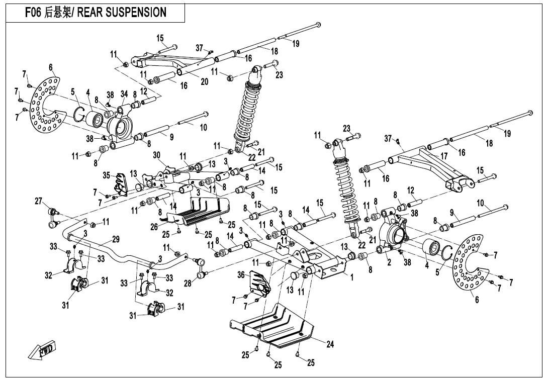 Picture of F06 - REAR SUSPENSION