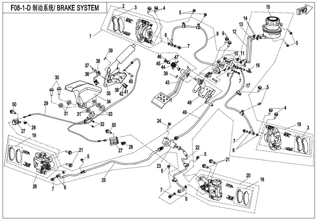 Picture of F08-1-D - BRAKE SYSTEM(2018,ORDINARY)