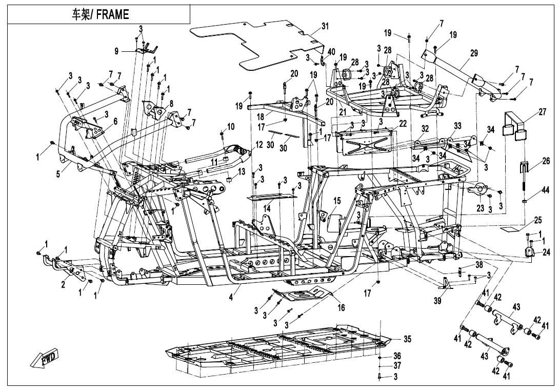 Picture of F03-B-V2 - FRAME(NA)