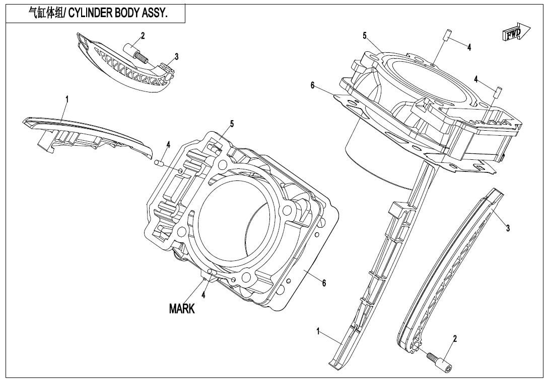 Picture of E02-3 - CYLINDER BODY ASSY.