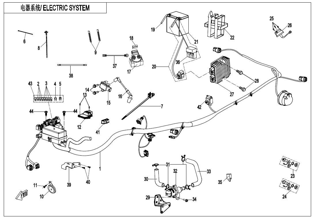 Picture of F15-1-B - ELECTRIC SYSTEM(EU168&INTERNATIONAL)