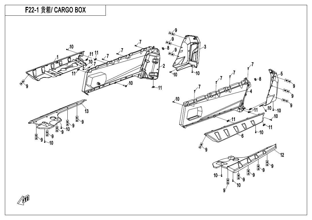 Picture of F22-1 - CARGO BOX