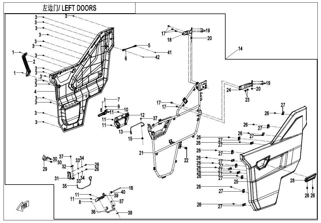 Picture of F37-2-V5 - LEFT DOORS