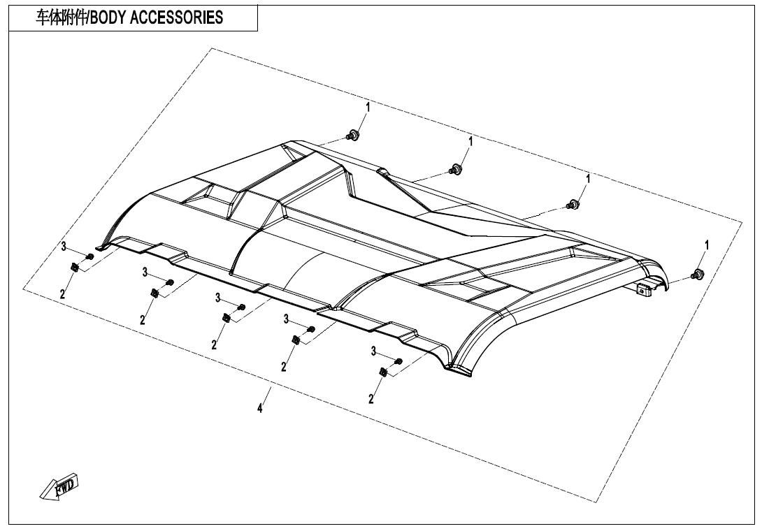 Picture of F26-3-V2 - BODY ACCESSORIES