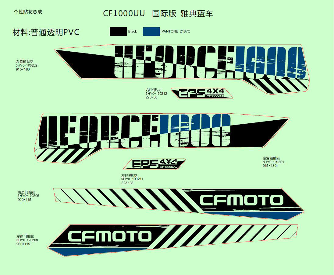 Picture of F19-2-F - DECAL KITS (ATHENS BLUE)