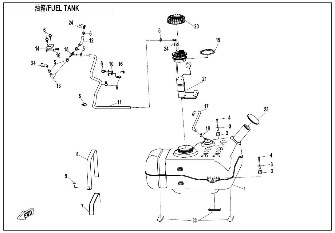 Picture of F12 - FUEL TANK