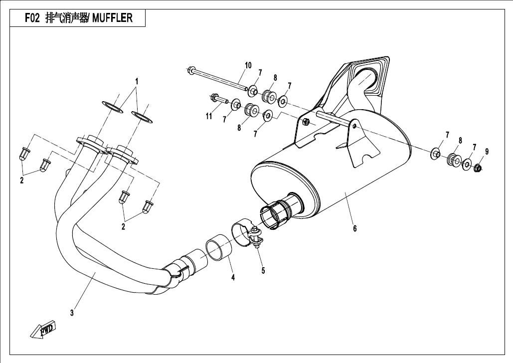 Picture of F02 - MUFFLER