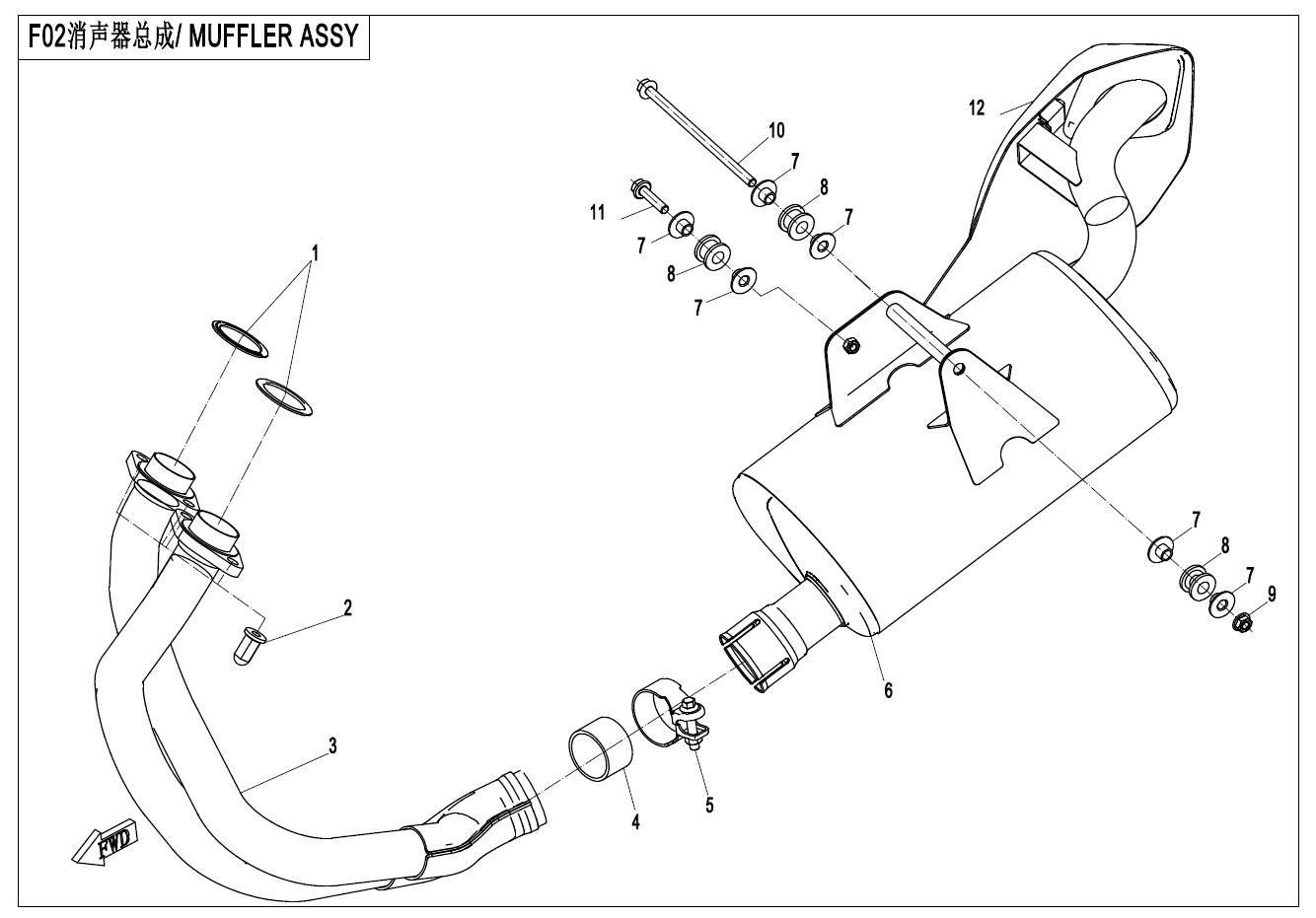 Picture of F02 - MUFFLER