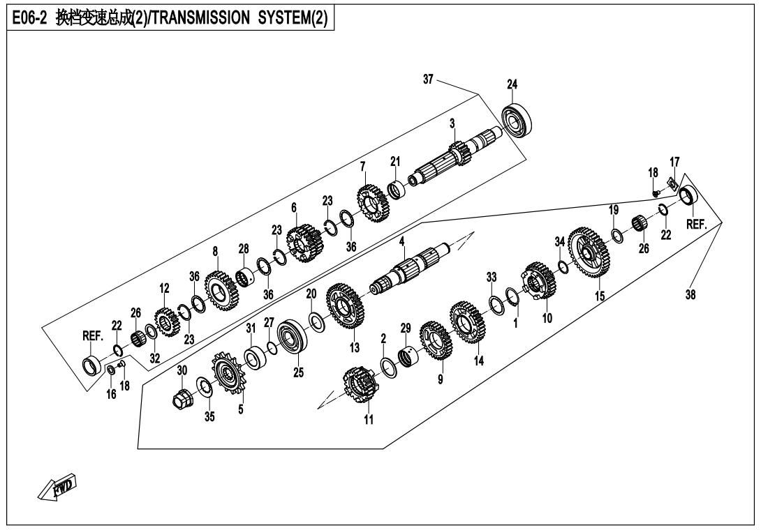 Picture of E06-2 - TRANSMISSION SYSTEM (2)
