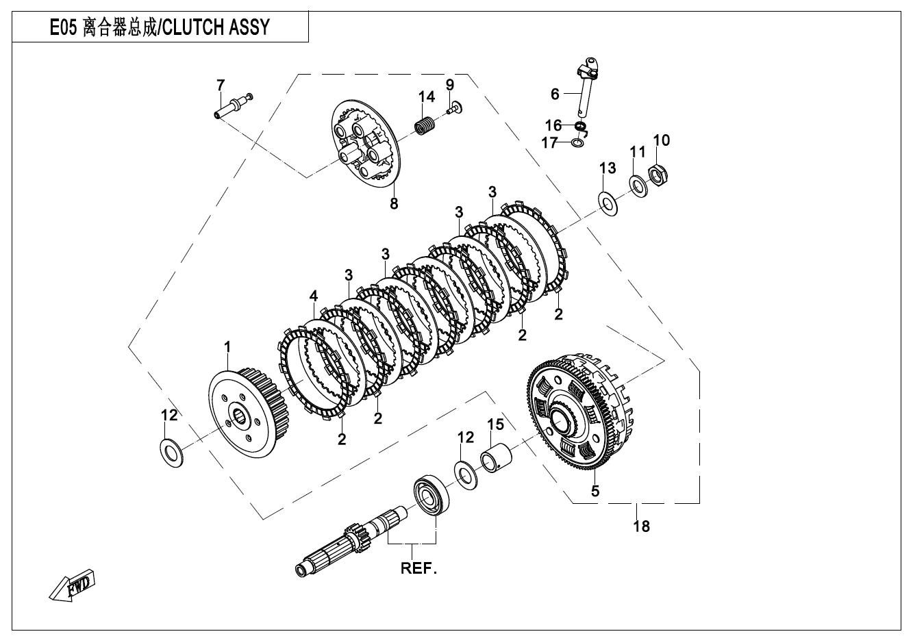 Picture of E05 - CLUTCH