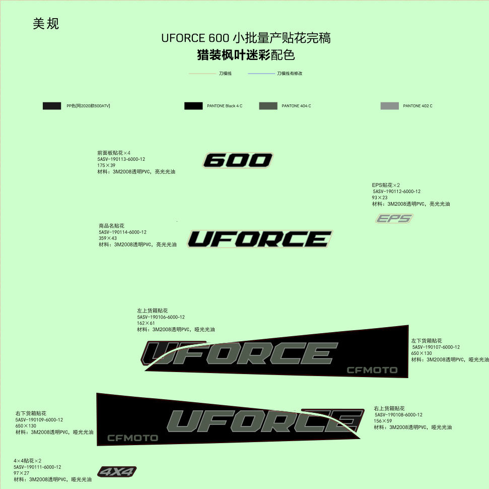Picture of F19-1-C - DECAL KITS(TRUE TIMBER CAMO)