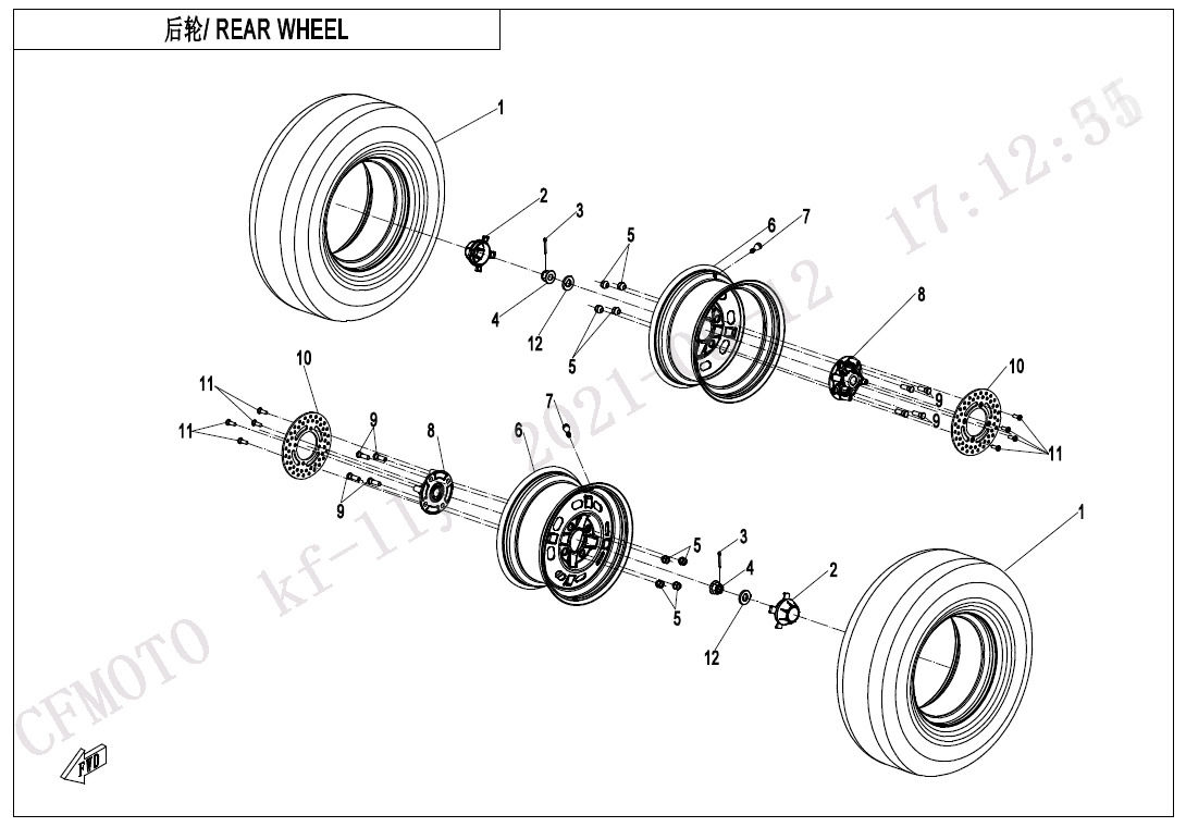Picture of F11 - REAR WHEEL