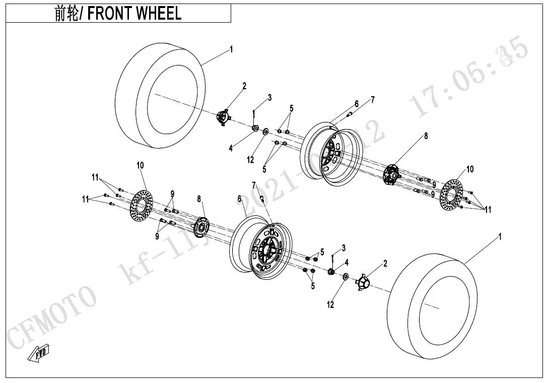 Picture of F07 - FRONT WHEEL
