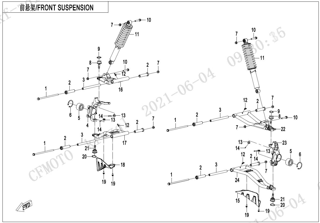 Picture of F05 - FRONT SUSPENSION 