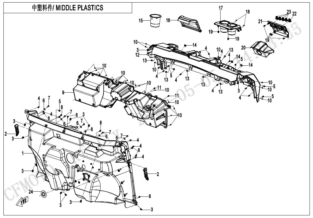 Picture of F04-2 - MIDDLE PLASTICS