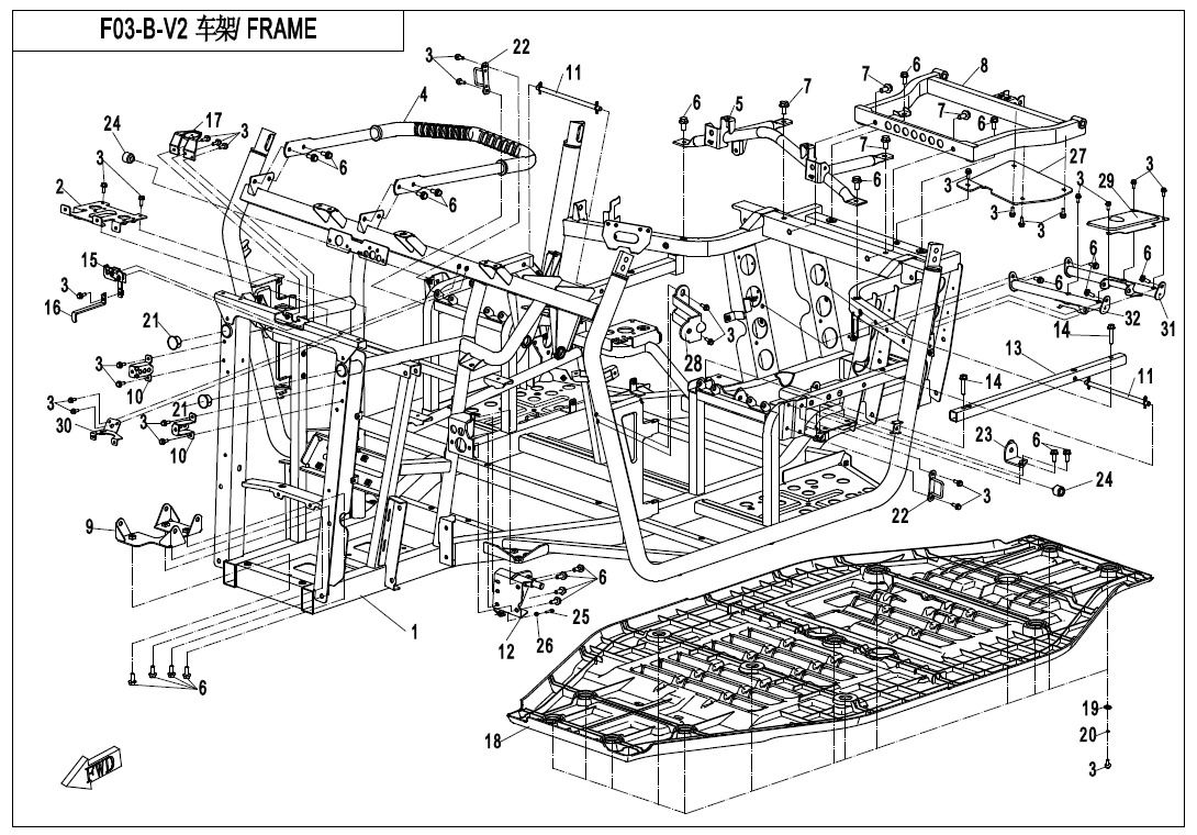 Picture of F03-B - FRAME