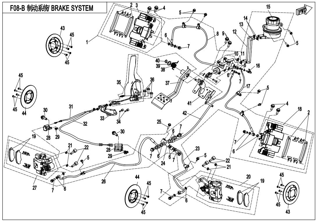 Picture of F08-C - BRAKE SYSTEM