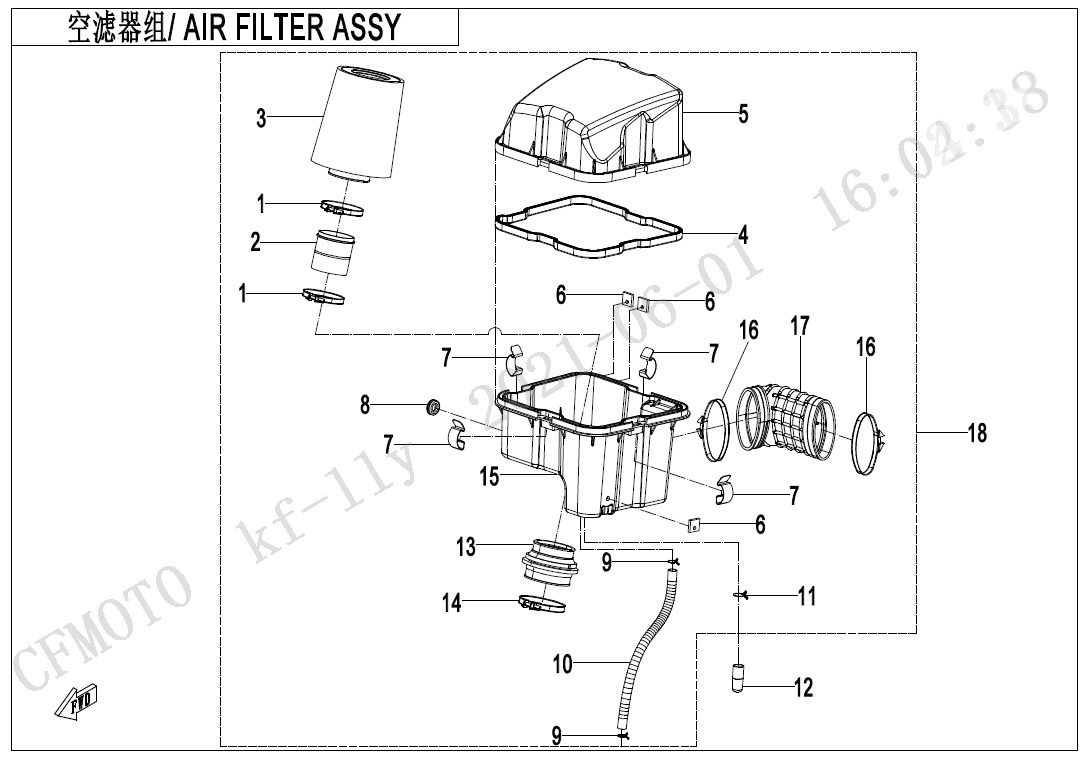 Picture of F41-V2 - AIR FILTER ASSY.