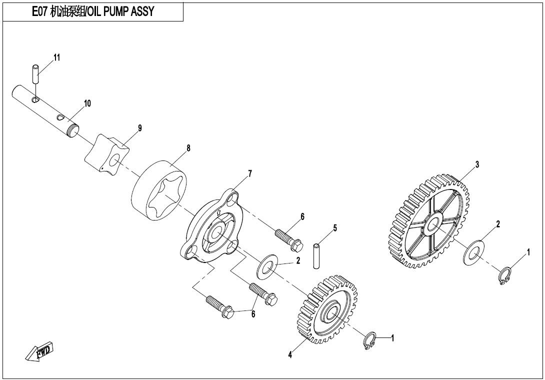 Picture of E07 - OIL PUMP ASSY.