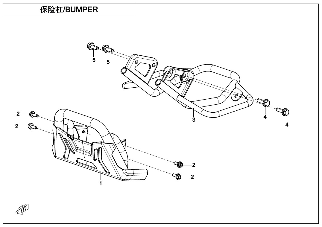 Picture of F23 - BUMPER