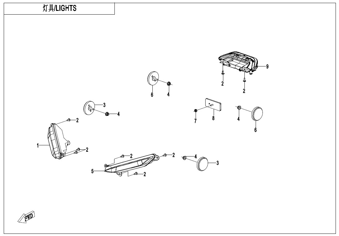 Picture of F16 - LIGHTS 