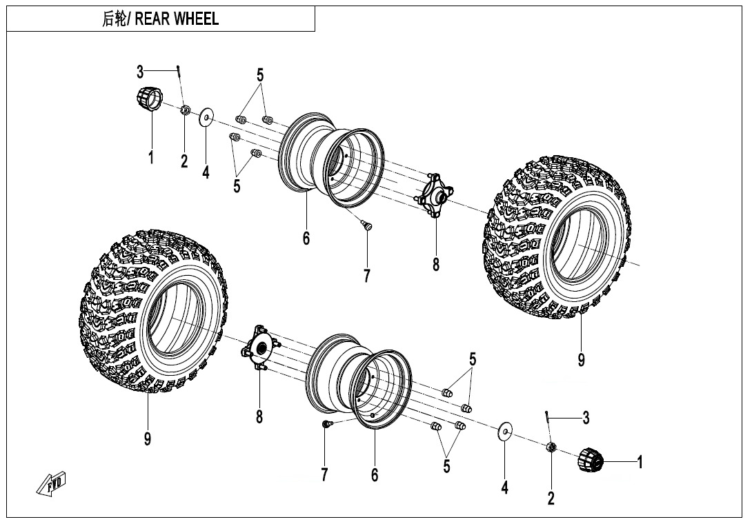 Picture of F11 - REAR WHEEL