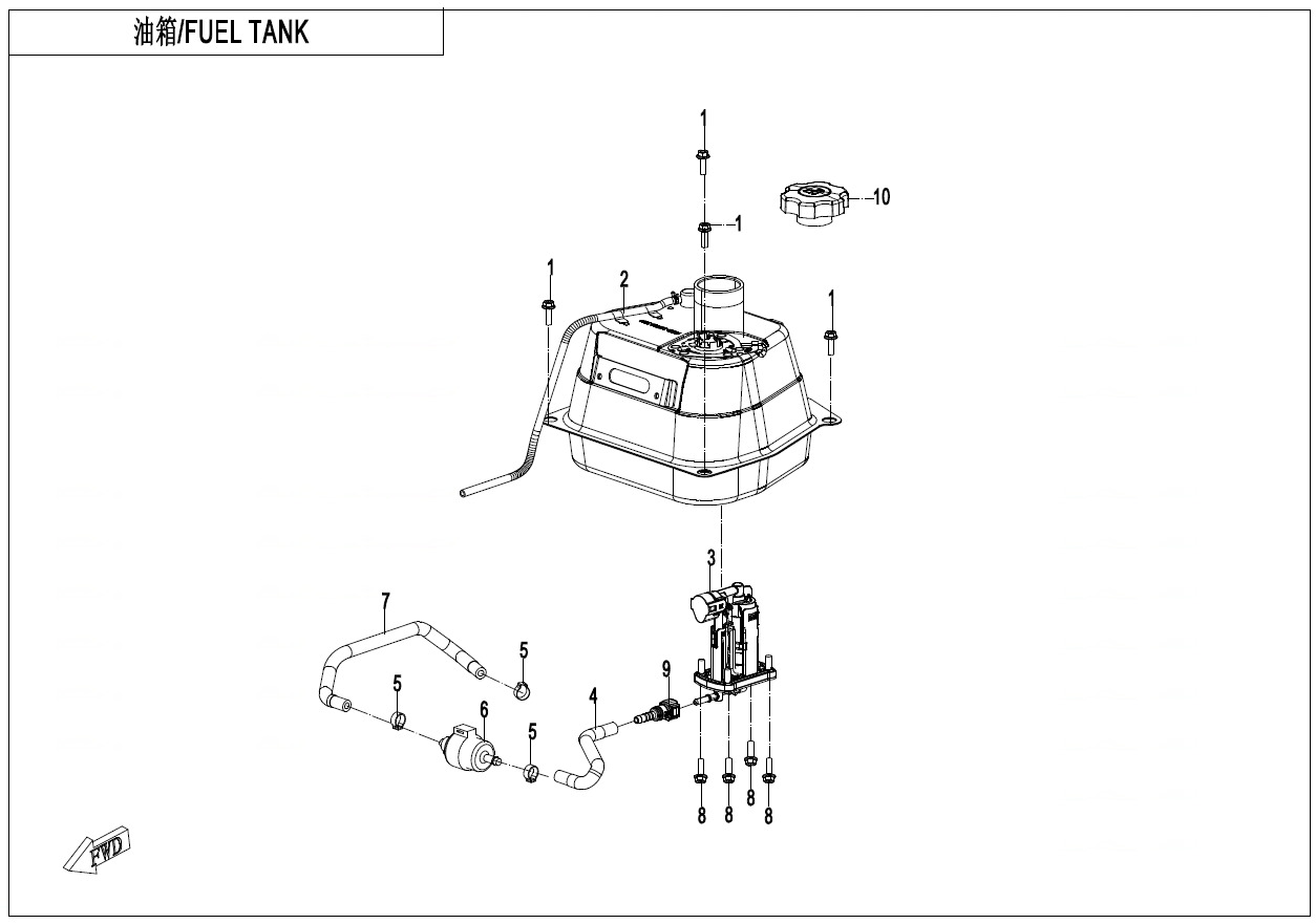 Picture of F12 - FUEL TANK