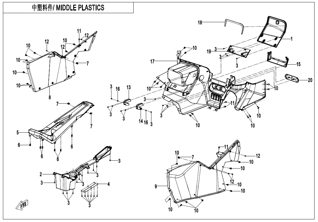 Picture of F04-4-MIDDLE PLASTICS