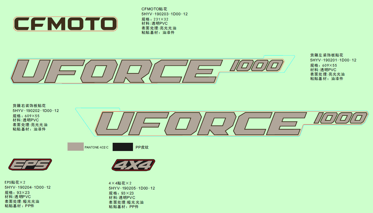 Picture of F19-2-C - DECAL KITS((INTERNATIONAL@^2023,TRUE TIMBER CAMO)