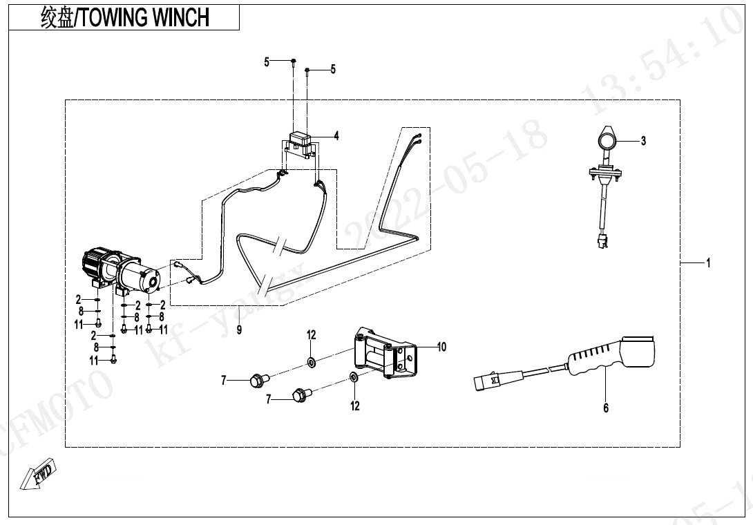 Picture of F15-2 - TOWING WINCH