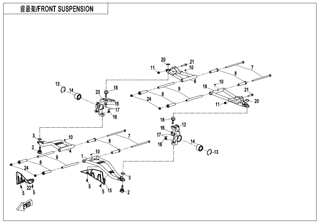 Picture of F05-1-V2 - FRONT SUSPENSION