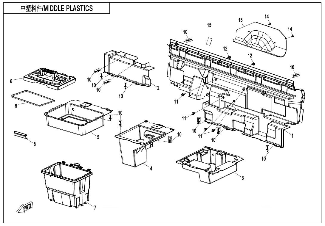 Picture of F04-4-V2 - MIDDLE PLASTICS
