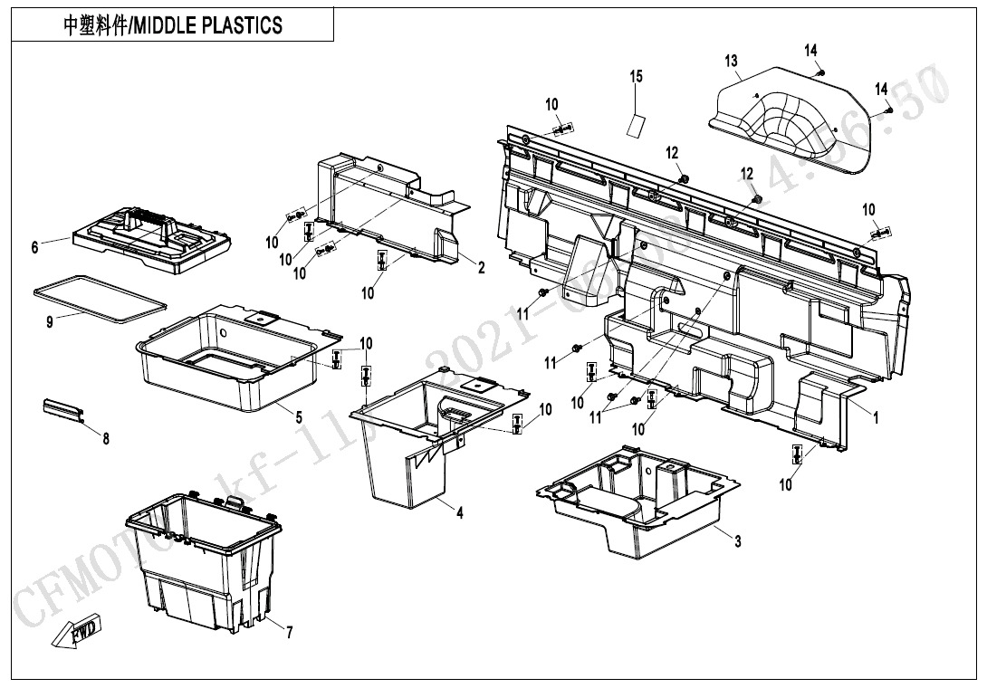 Picture of F04-4-V1 - MIDDLE PLASTICS