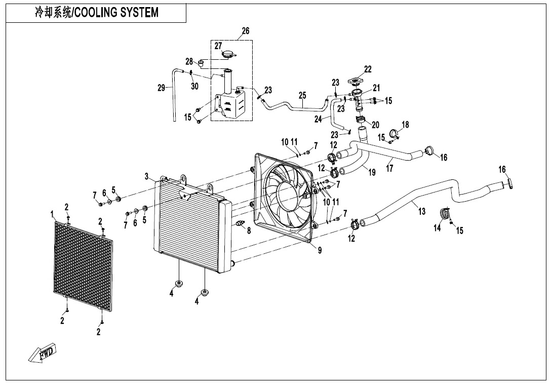 Picture of F18-V3 - COOLING SYSTEM