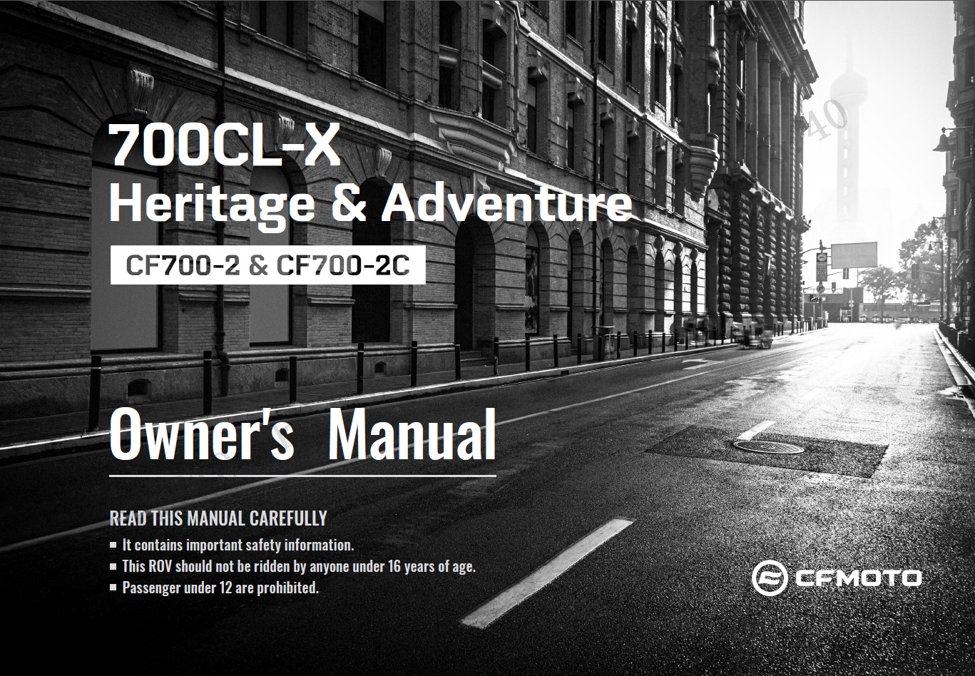 Picture of F38-1 - OWNERS MANUAL