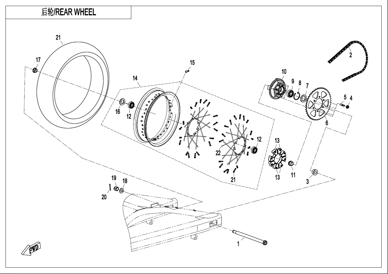 Picture of F11 - REAR WHEEL