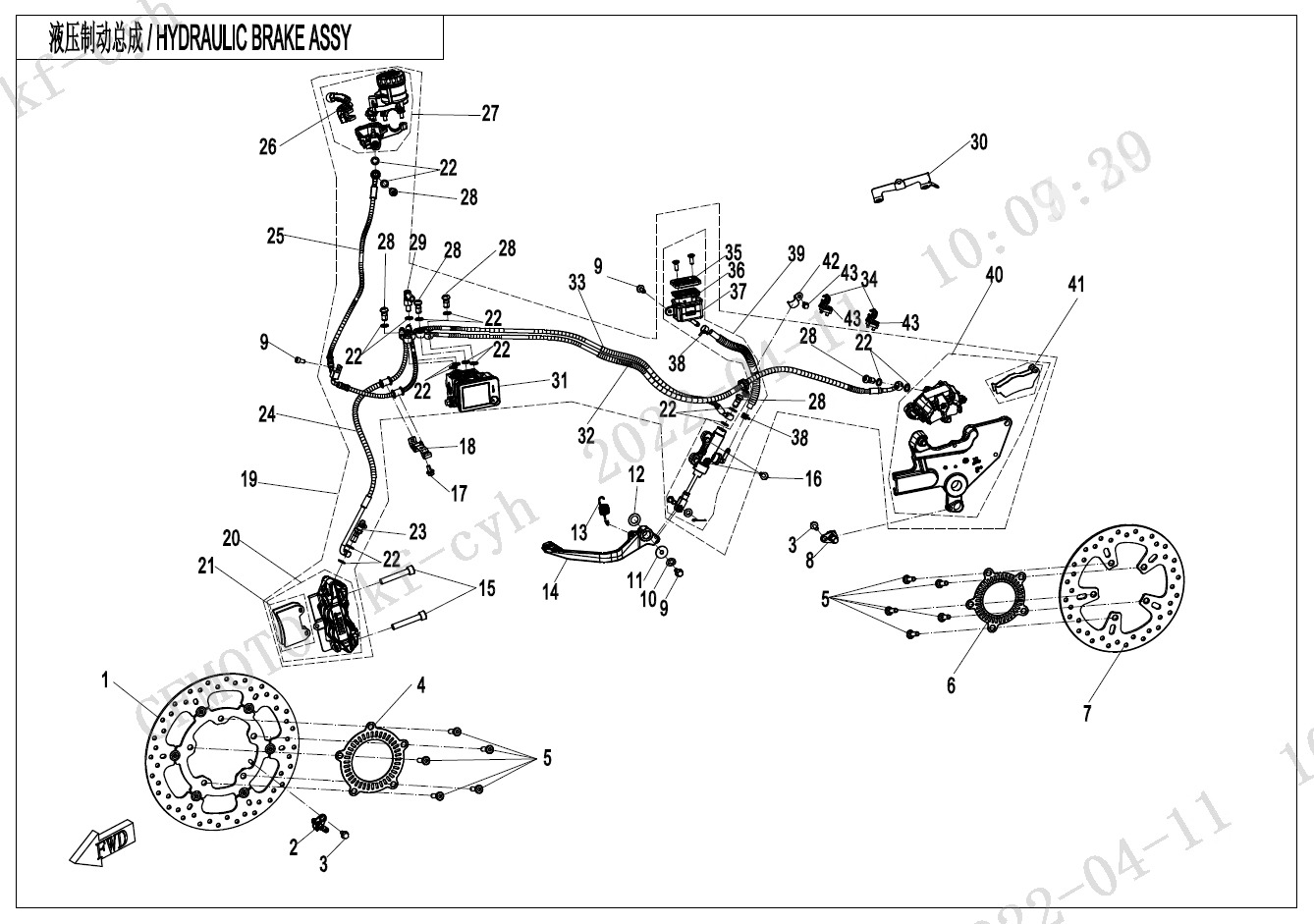 Picture of F08 - BRAKE ASSY（ABS）
