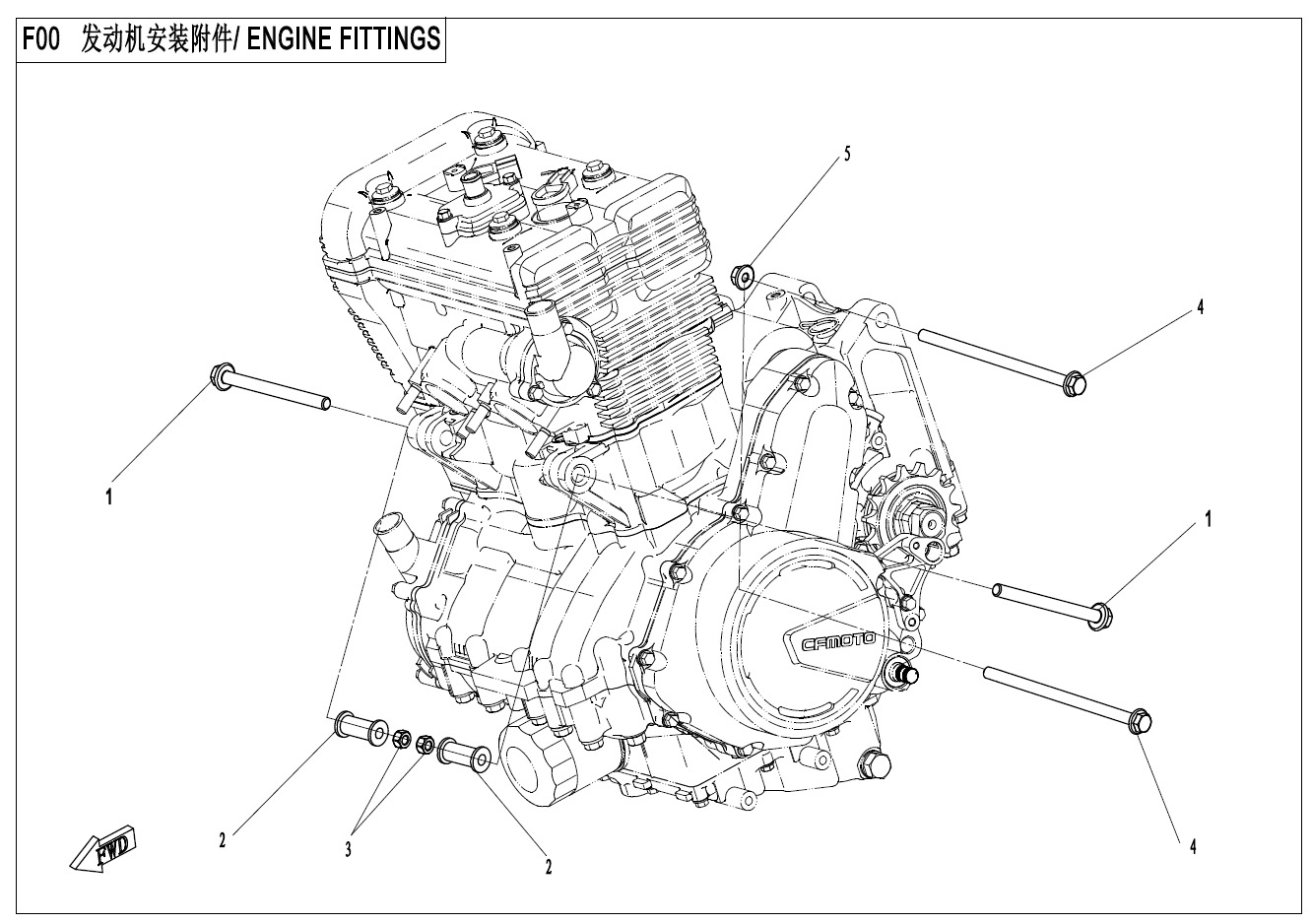 Picture of F00 - ENGINE FITTINGS