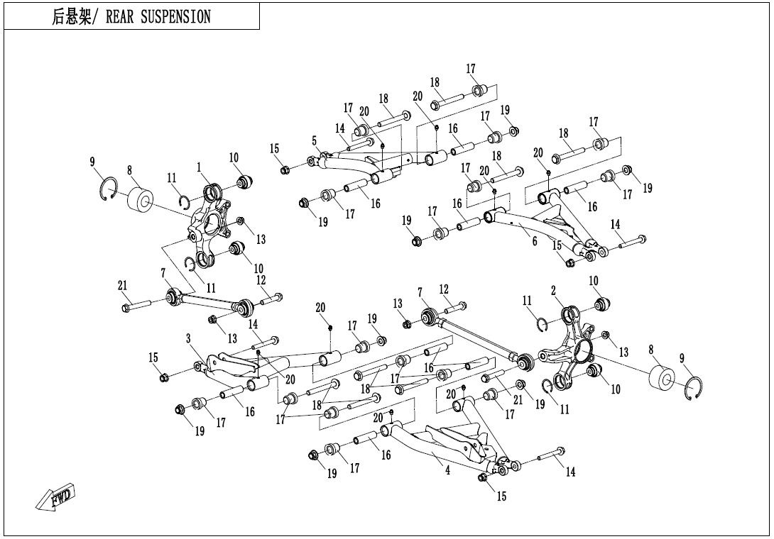 Picture of F06-1 - REAR SUSPENSION