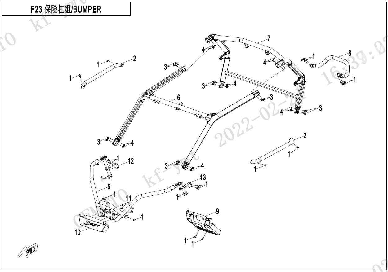Picture of F23 - BUMPER