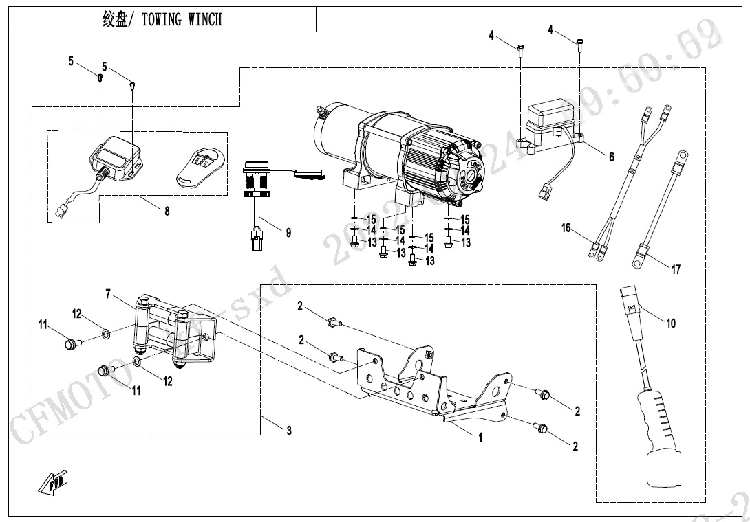 Picture of F15-2-V1 - TOWING WINCH