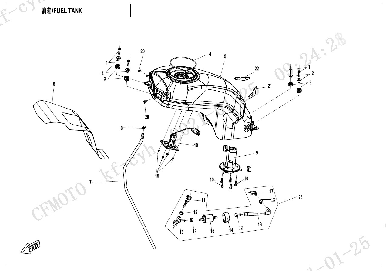 Picture of F12 - FUEL TANK