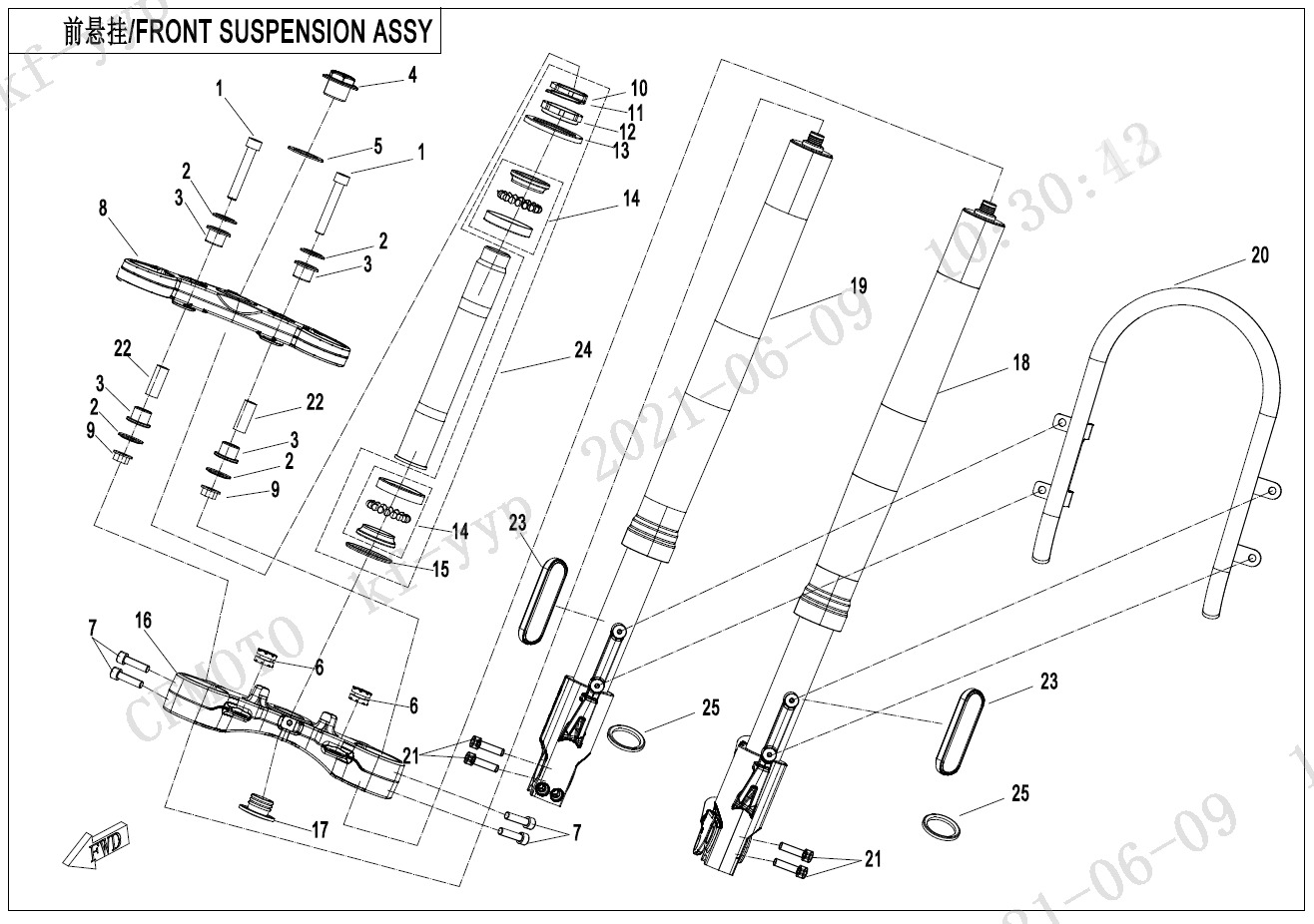Picture of F05 - FRONT SUSPENSION