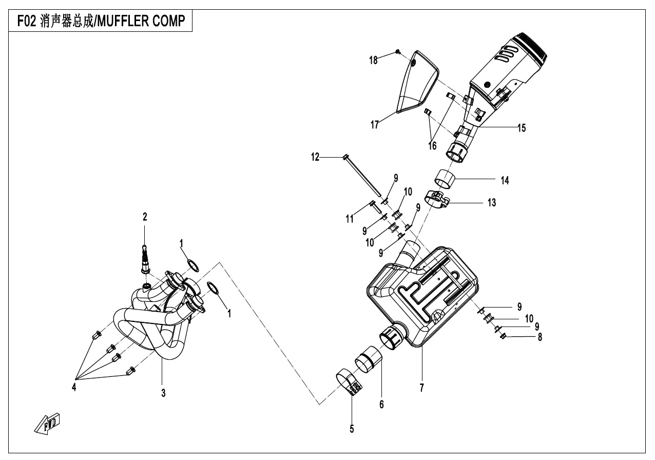 Picture of F02 - MUFFLER
