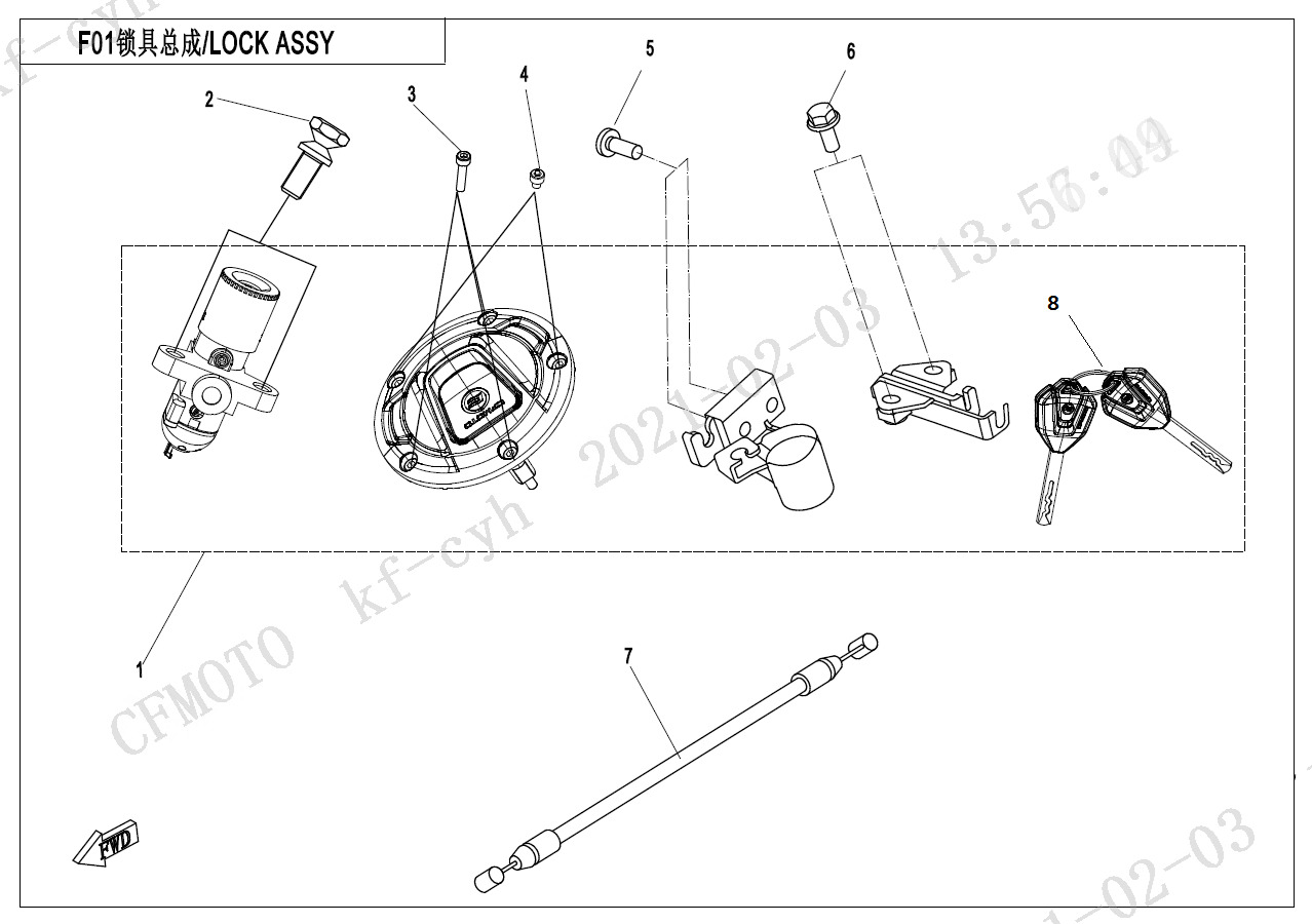 Picture of F01 - LOCK KITS