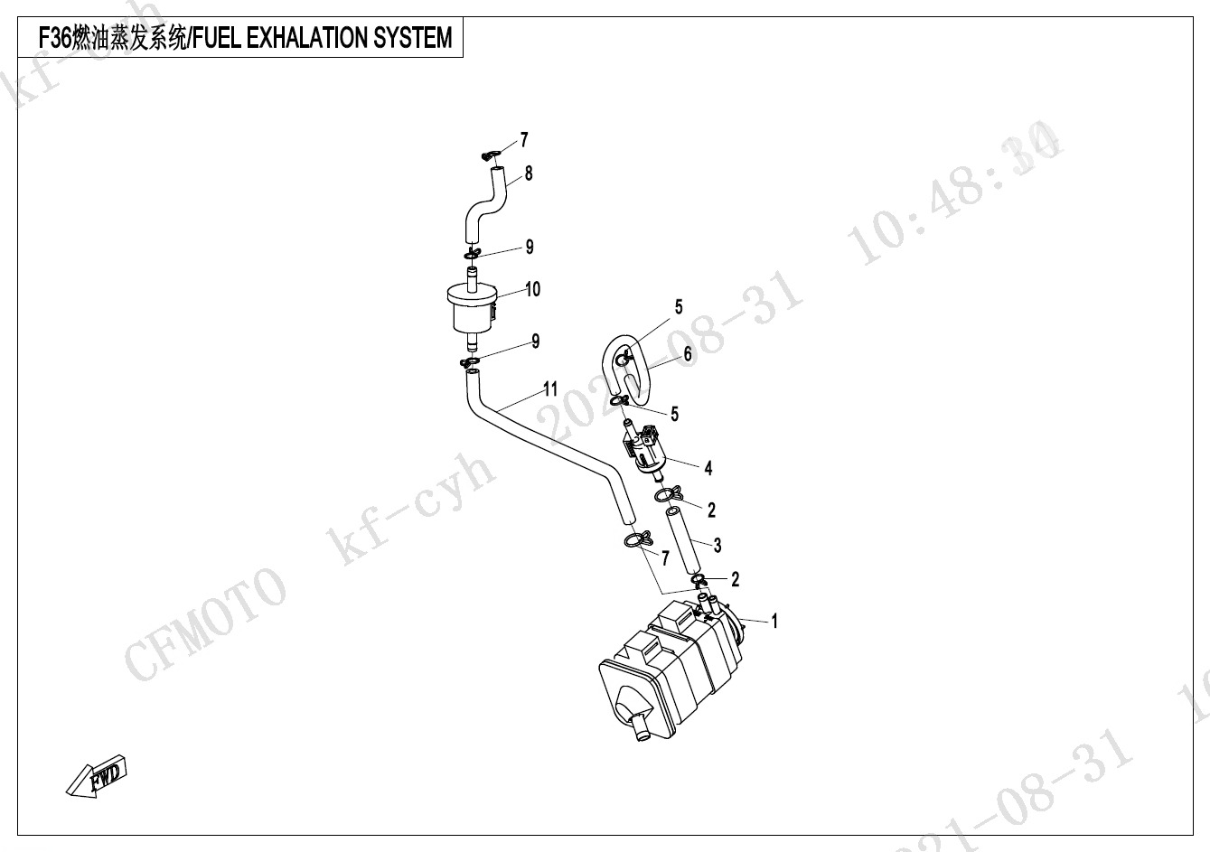 Picture of F36 - FUEL EVAPORATION SYSTEM