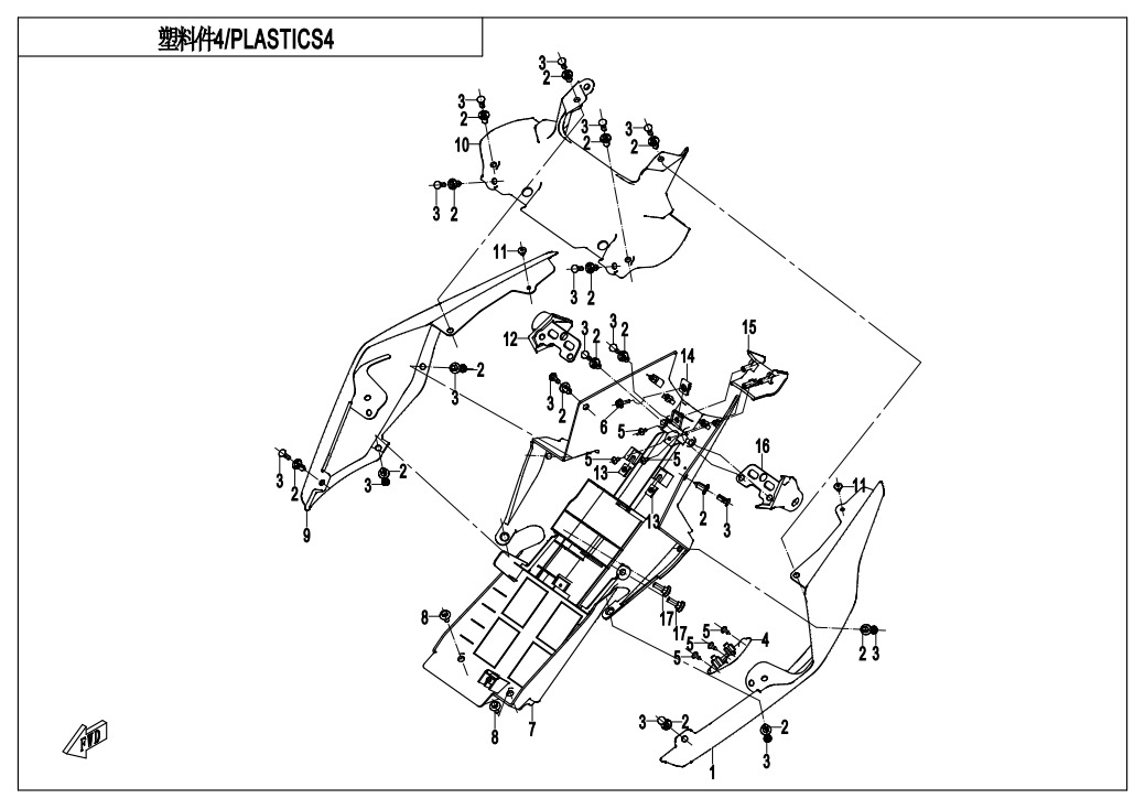 Picture of F04-4 - PLASTIC 4